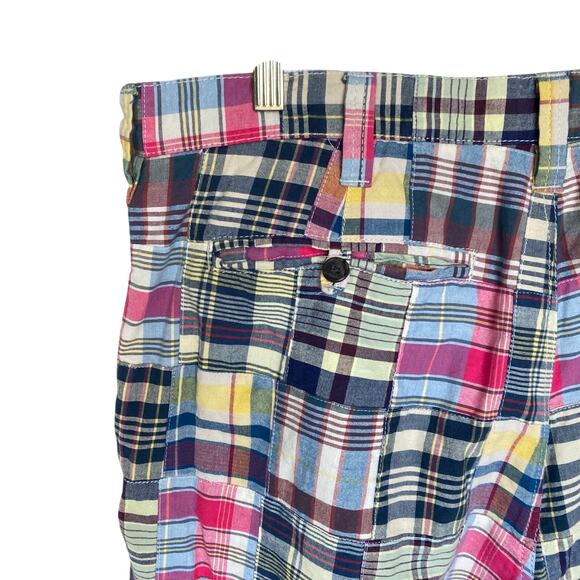 Vintage Old Navy Surplus Patchwork Madras Shorts Men’s 38 - Picture 7 of 7